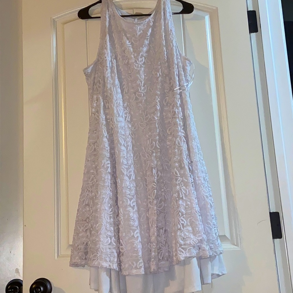 Short White Lace Dress